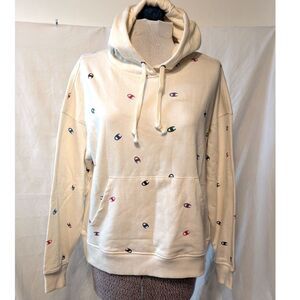 Champion Multi-Logo Hoodie, women's L